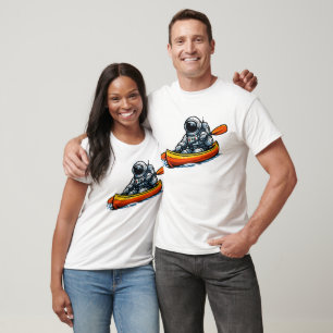 Astronaut Canoeing T-Shirt
