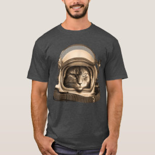 Astronaut Cat Astronomy Spaceman Kitty Space  T-Shirt
