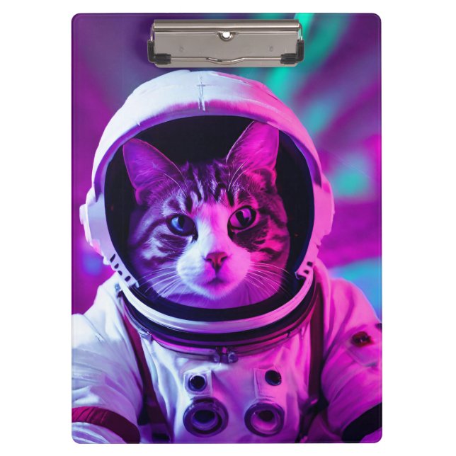 astronaut cat clipboard (Front)
