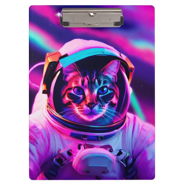 astronaut cat clipboard (Front)