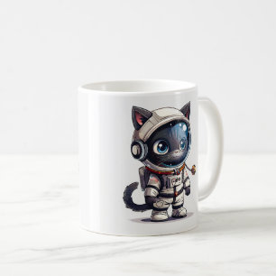 Astronaut Cat Coffee Mug