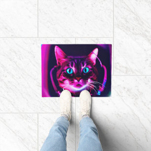 astronaut cat doormat
