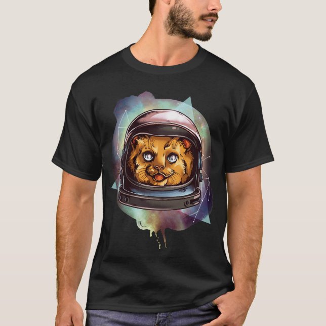 Astronaut Cat Femjoy T-Shirt (Front)
