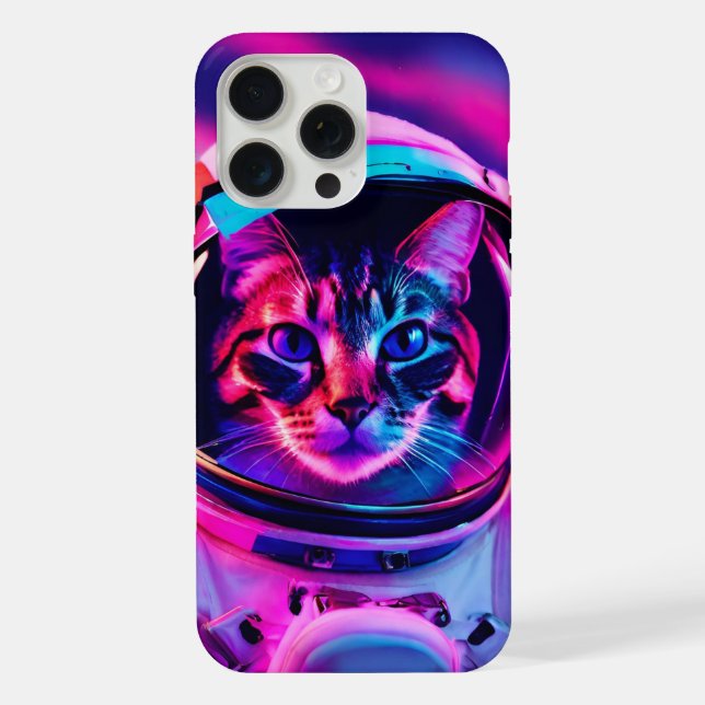 astronaut cat iPhone case (Back)