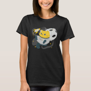 Astronaut Cat Or  Space Cat On Galaxy Kitten T-Shirt