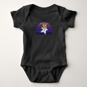 Astronaut Cat Planet Earth Mars Space Baby Bodysuit