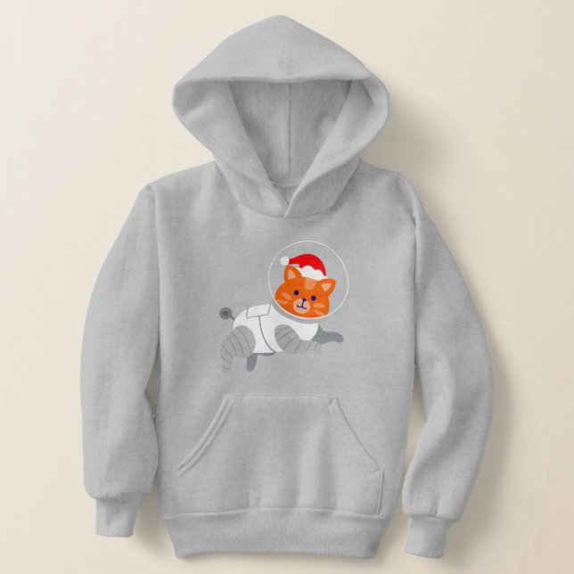 astronaut cat ugly christmas santa (Laydown)