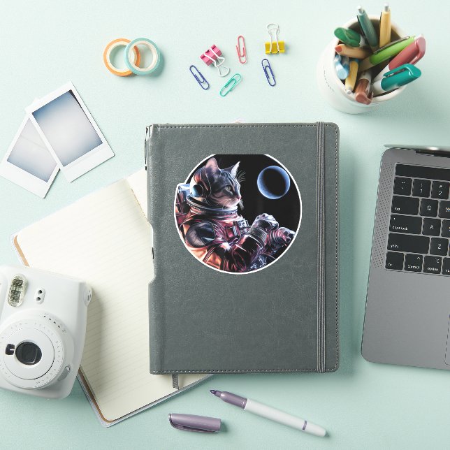Astronaut Cat with Planet  (iPad Cover)