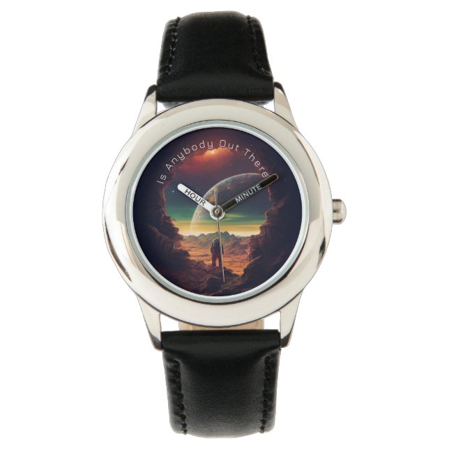  Astronaut  Cave Space Planets Sun  Watch (Front)
