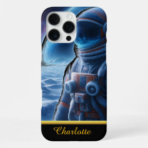Astronaut clad in a heavy, frosty spacesuit iPhone 16 pro max case