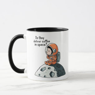 ASTRONAUT COFFEE MUSINGS IN SPACE MUG