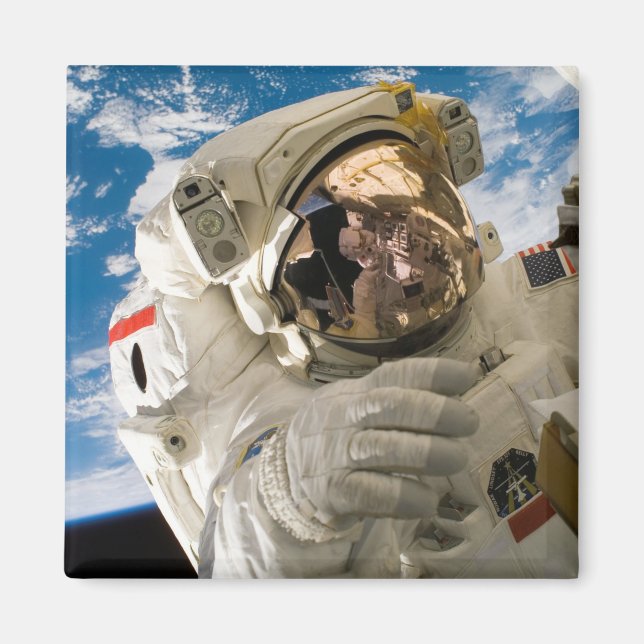 Astronaut Cool Outer Space Pictures Cool  Space Magnet (Front)