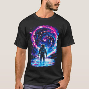 Astronaut Cosmic Outer Space Galaxy Science  T-Shirt