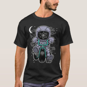 Astronaut Cosmos ATOM Coin To The Moon Crypto Toke T-Shirt