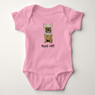 Astronaut cute dog baby bodysuit