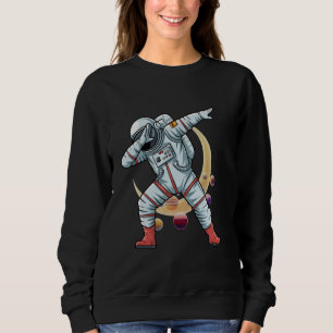 Astronaut Dabbing Galaxy Boys Space Toddler Cosmic Sweatshirt