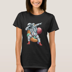 Astronaut Dabbing Galaxy Toddler Space Boys Advent T-Shirt