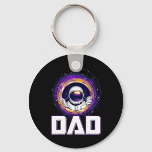 Astronaut Dad Outer Space Galaxy Lover Fathers Day Key Ring