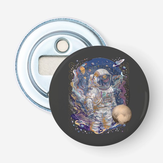 Astronaut design  bottle opener (Front)