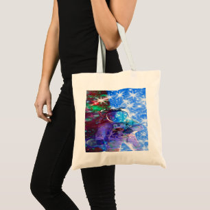 Astronaut Dimensions Large Tote Bag