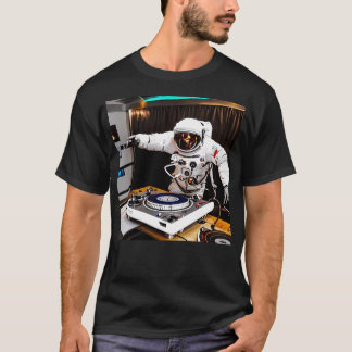 Astronaut Dj On Turntables T-Shirt