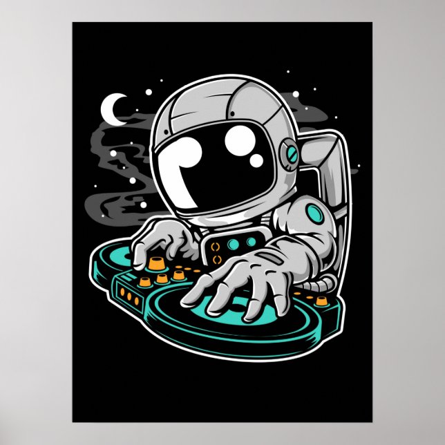 Astronaut  DJ Poster (Front)