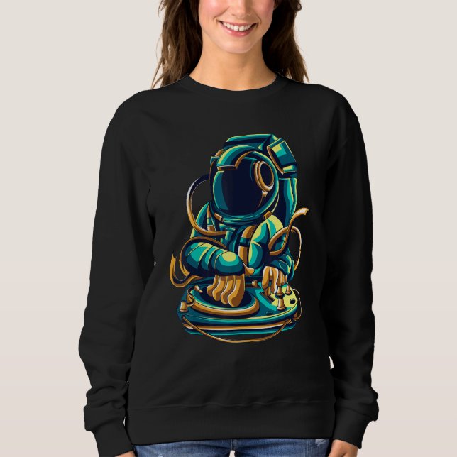 Astronaut DJ Sweatshirt (Front)