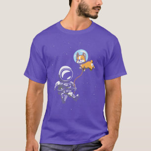 Astronaut Dog Lover Space Puppy Travel Cosmonaut P T-Shirt