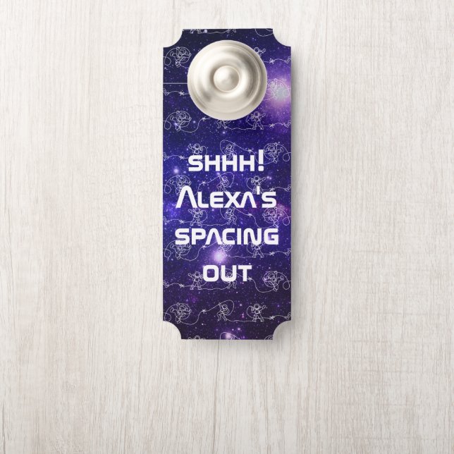 Astronaut Door Hanger (On Knob)