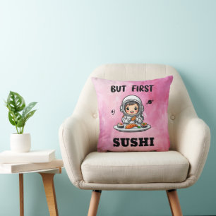 Astronaut eating Sushi Cushion