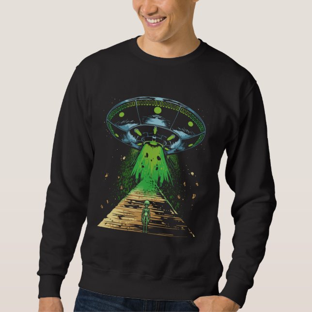 Astronaut Egyptian Alien Extraterrestrial Egypt Py Sweatshirt (Front)