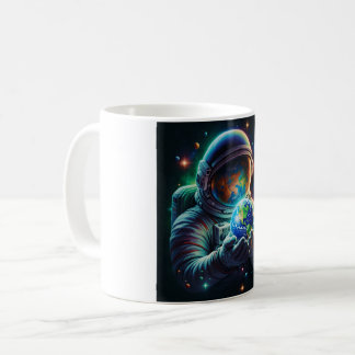Astronaut Embrace The Planet Coffee Mug