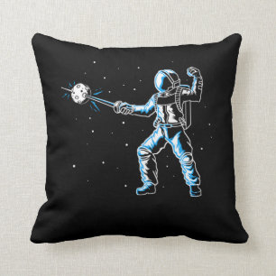 Astronaut Fencing Sword Epee Funny Fencer Cushion