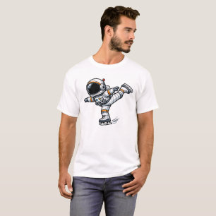 Astronaut Figure Skating T-Shirt