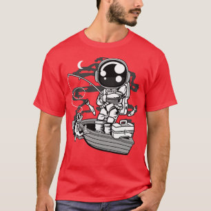 Astronaut Fisherman  T-Shirt