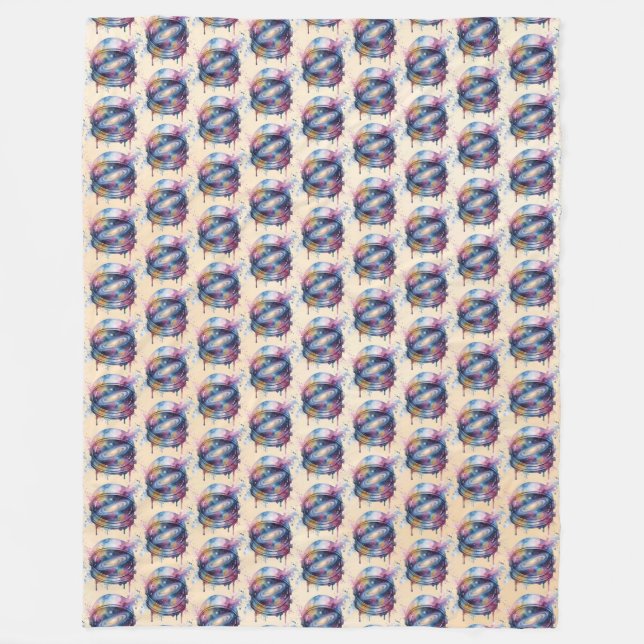 Astronaut Fleece Blanket (Front)