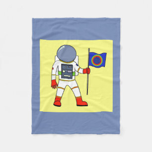 Astronaut Fleece Blanket