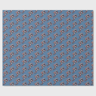 Astronaut Football Wrapping Paper