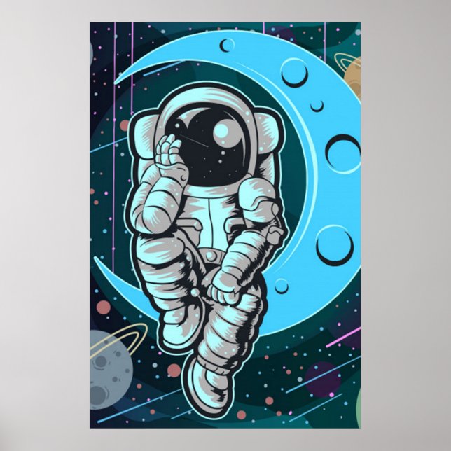 astronaut full colour poster (Front)