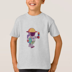 Astronaut , Funny Planets  T-Shirt