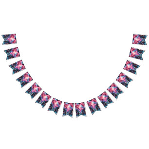 Astronaut Galaxy Bunting Banner