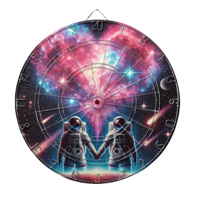 Astronaut Galaxy Dartboard (Front)