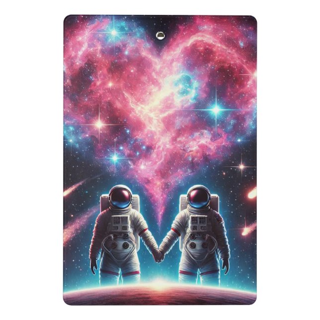 Astronaut Galaxy Mini Clipboard (Back)