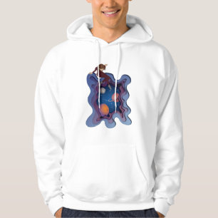 Astronaut Girl Space Gazing Hoodie