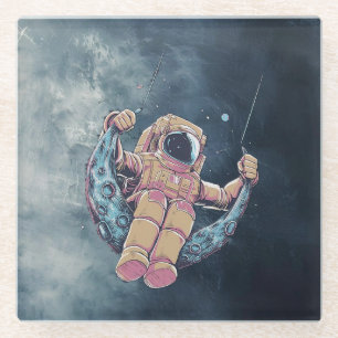 Astronaut Glass Coaster