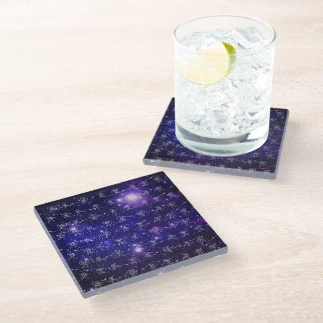 Astronaut Glass Coaster (Angled)
