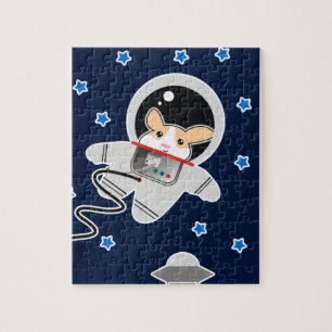 Astronaut Hamster Jigsaw Puzzle