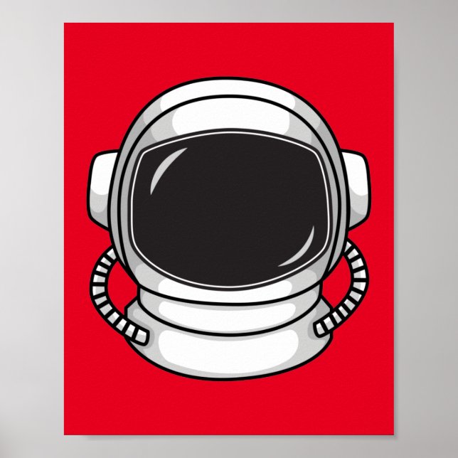 astronaut helmet poster (Front)