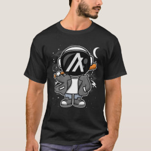 Astronaut Hiphop Algorand ALGO Coin To The Moon Cr T-Shirt