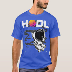 Astronaut HODL HEX Coin To The Moon Crypto Token B T-Shirt